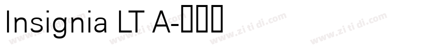 Insignia LT A字体转换